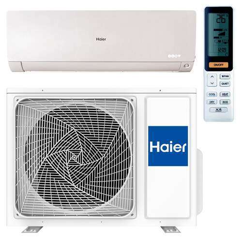 Haier Flexis Plus binnen + buitenunit 7,1 kW R32 mat wit (incl. IR afstandsbediening en Wifi-module)
