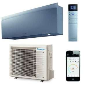 Daikin Emura binnen + buitenunit 5,0 kW set zilver R32 (inclusief IR afstandsbediening en WLAN)