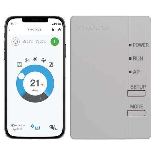 Daikin WiFi module online-bediening via App