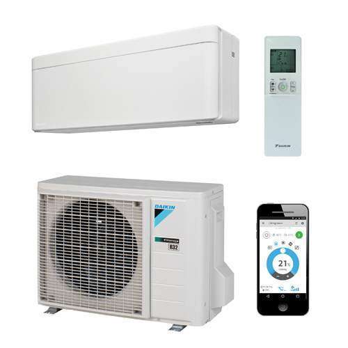 Daikin Stylish binnen + buitenunit 2,5 kW wit R32 (inclusief IR afstandsbediening en WLAN)