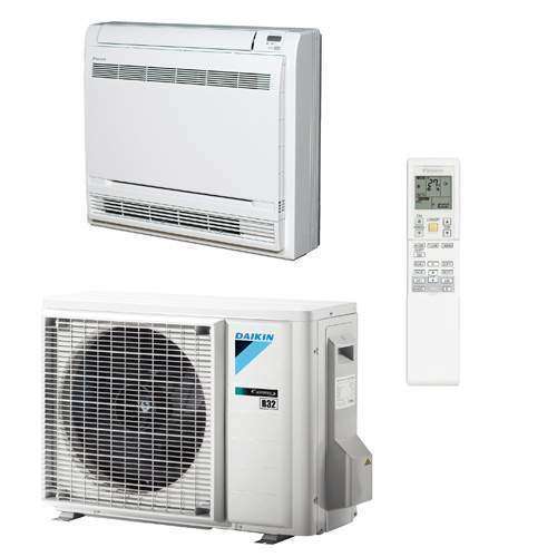 Daikin vloermodel binnen + buitenunit 5,0 kW R32 (inclusief IR afstandsbediening), WLAN optioneel